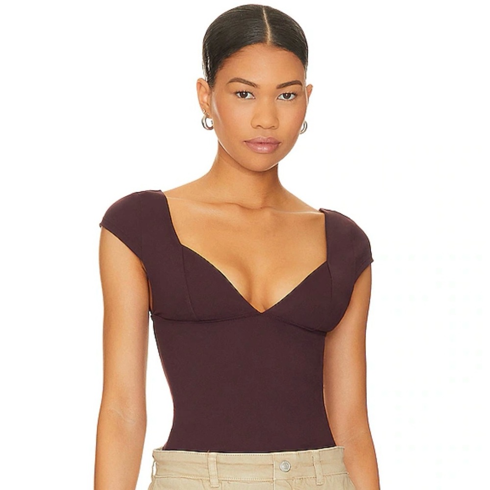 Free People Intimately Duo Corset Cami In Vintage Grape Size Medium